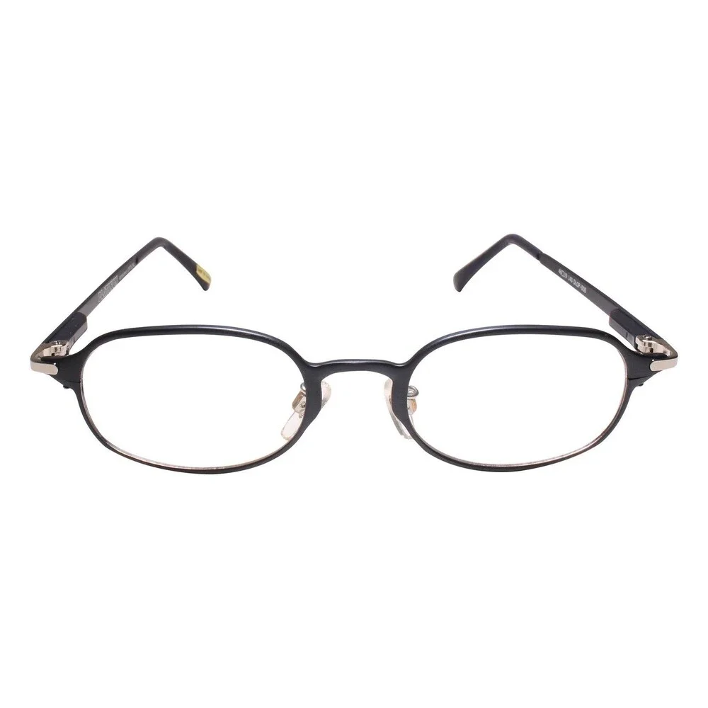 High-End  Optical Rectangle Clear Lens Glasses Optical Frame Blue